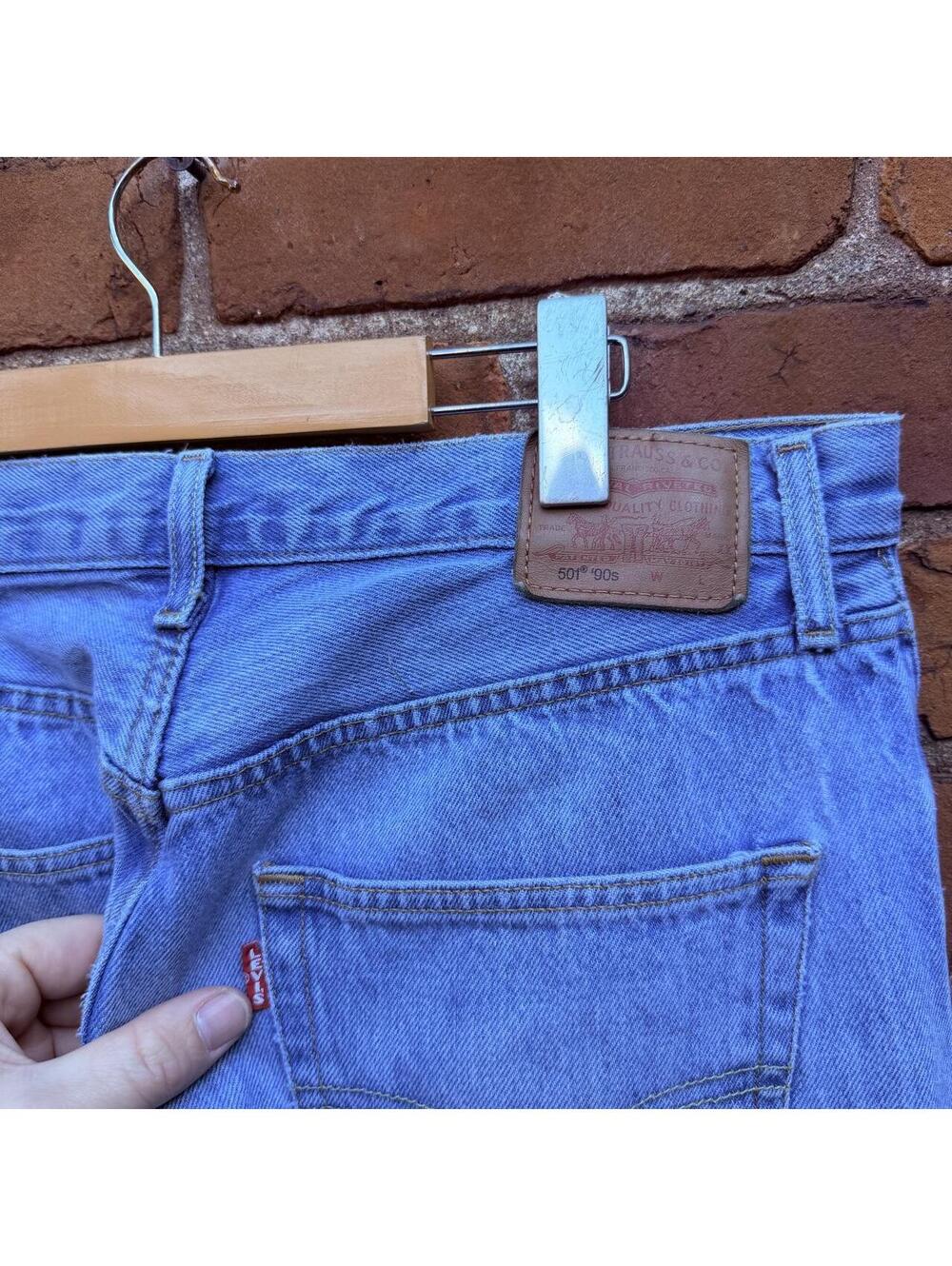 Levi’s 501 jeans Big E waterless 30x30 fits 32 waist